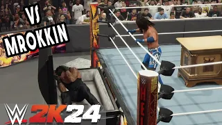 WWE2K24 My First Casket match vs MR OKKIN!!