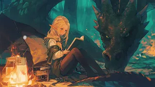 Whispers of the Forest: An Enchanting Lofi Experience with Campfire Ambience