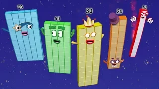 How to write numbers 40-50! Numberblocks! New Episode!