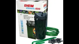 Как собрать внешний аквариумный фильтр Eheim classic 600