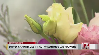 Florists face limited supplies and higher costs ahead of Valentine’s Day