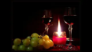 Футаж! Вино, свеча!