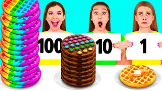 ชาเลนจ์อาหาร 100 ชั้น | ความท้าทายด้านอาหารตลก PaRaRa Challenge