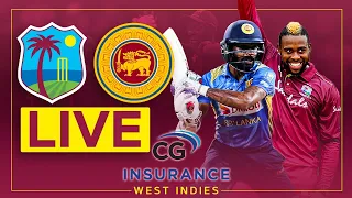 🔴LIVE | West Indies v Sri Lanka | 2nd CG Insurance T20I