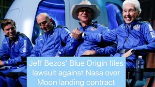 Jeff Bezos' Blue Origin files lawsuit against Nasa over Moon landing contract