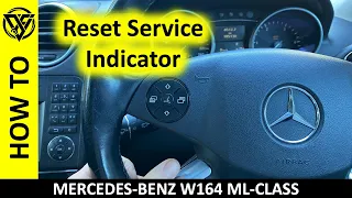 How to Reset Mercedes ML W164 Service Indicator (2006 - 2011) - ML300 ML320 ML350