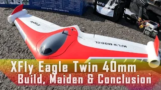 XFly Eagle Twin 40mm EDF (Build, Maiden, Review)