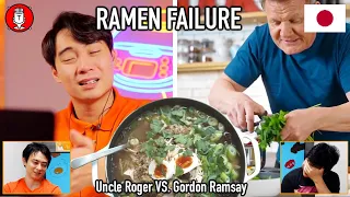 #222 Japanese React to Uncle Roger Review GORDON RAMSAY Ramen