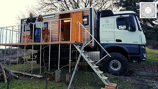 Bumo - Wohnkabine statt Wohnmobil - mit Terrasse und Waschmaschine