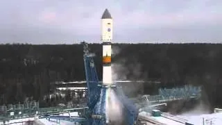 Космодром Плесецк (г. Мирный) Запуск ракеты..flv