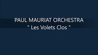 PAUL MAURIAT ORCHESTRA   Les Volets Clos