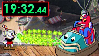 Speedrunning Cuphead + DLC With Extreme Rapid Fire Rate Chaser Attack