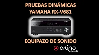Pruebas Dinámicas al amplificador Yamaha RX-V681 | Equipazo de sonido!!!  pasó todas las pruebas