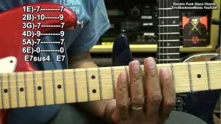 I Will Survive Gloria Gaynor Electric Funk Guitar Chords And Strumming Lesson @EricBlackmonGuitar