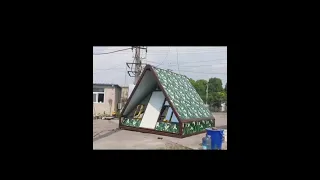 Folded A Frame House Design