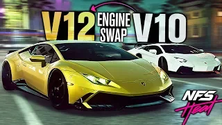 Need for Speed HEAT - Lamborghini V12 Huracan & V10 Aventador Engine Swaps!