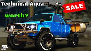 Technical Aqua Review & Best Customization | SALE | GTA Online | Amphibious Armed Pickup Truck | NEW