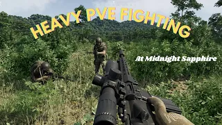 Grayzone Warfare HEAVY PVE FIGHTING | Midnight Sapphire loot run | 5 man team