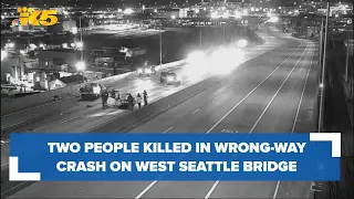 BREAKING: 2 killed in wrong-way crash along West Seattle Bridge