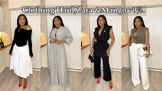Huge,Try- On Haul from Zara/Mango- Final sales 70%. 2024 Edition.