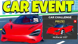 How To Get McRacer FAST! CAR EVENT! in CAR DEALERSHIP TYCOON! in Car Dealership Tycoon CAR EVENT!