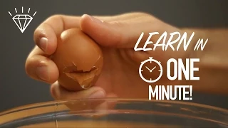 How to Perfectly Crack an Egg With One Hand