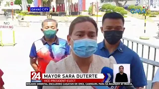 VP-elect Sara Duterte, ininspeksyon ang paghahanda para sa kanyang inagurasyon | 24 Oras Weekend