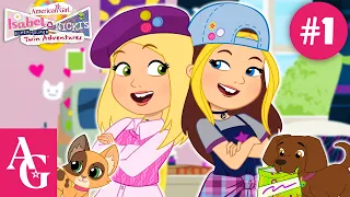 Meet The Twins | Ep 1 | Isabel & Nicki's Super Duper Twin Adventures | Kids Cartoons | American Girl