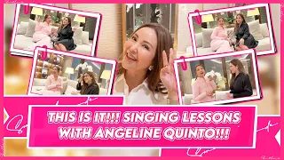 FAST TALK + SINGING LESSONS WITH ANGELINE QUINTO | Small Laude