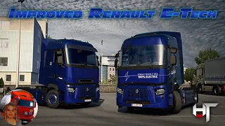 Euro Truck Simulator 2 (1.50) Improved Renault E-Tech T by N4RCOS [OWNABLE] [1.50] + DLC's & Mods