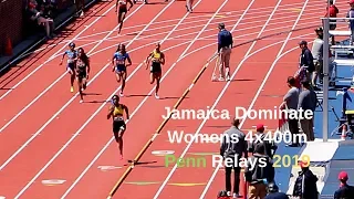 Jamaica🇯🇲 vs USA🇺🇸 Women’s 4x400m Penn Relay 2019