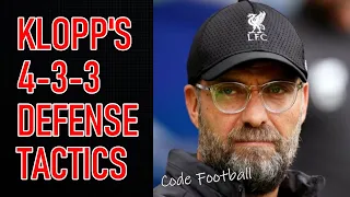 Klopp's 4-3-3 defending tactics! Pressing and organized defense!