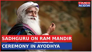 Sadhguru Receives Invitation To Ram Mandir Consecration Ceremony In Ayodhya | Pran Pratishtha