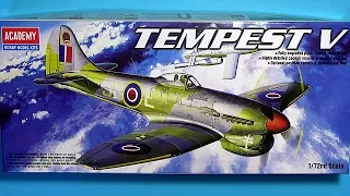 프라모델 제작 영상가이드 HAWKER TEMPEST MK V 1편 조종석및조립