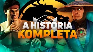 A HISTÓRIA EXPLICADA DE MORTAL KOMBAT - Resumo de todos os jogos (de MK I a MK X)