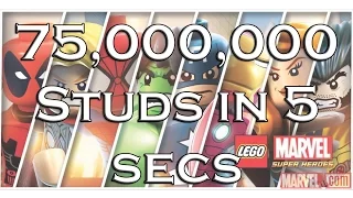 Lego Marvel Superheroes Easy Studs - 75 million in 5 seconds