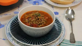 Monastery Lentils  - a delicious healthy vegan soup