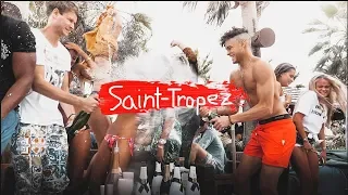 Spraying Champagne at Nikki Beach - St Tropez