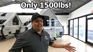 This RV Only Weighs 1500 lbs, pull it with your Jeep or small Crossover | Aliner Scout
