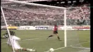 Franco Baresi in goal contro il Padova - 27 Agosto 1995 - Commento di Gianni Cerqueti