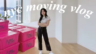 moving into my nyc studio apartment ✨