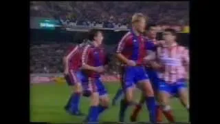 Fc Barcelona - Atletico Madrid 1-1  1992-1993