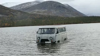 Уаз Буханка покоряет горы Севера. Первые поломки!