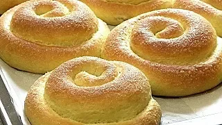 НОЧНОЕ - ДРОЖЖЕВОЕ ТЕСТО. Сахарные булочки.Рецепты от Галины/Night yeast dough.