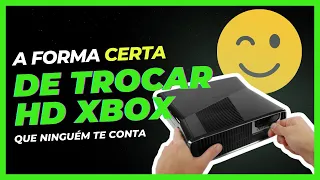 |PASSO A PASSO| XBOX 360 - Como Tocar, Remover, Formatar, INSTALAR HD Interno