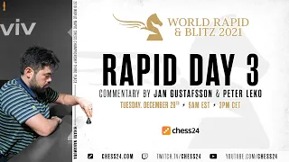 World Rapid Chess Championship | Day 3 | Peter Leko & Jan Gustafsson