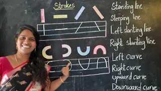 Strokes & Curves for Nursery //For perfect handwriting.