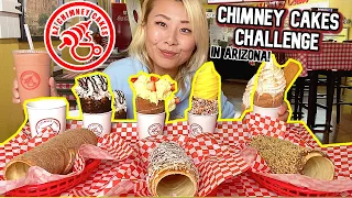 5LBS OF CHIMNEY CAKES CHALLENGE IN PHEONIX, AZ!! #RainaisCrazy