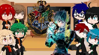 Mha Hogwarts AU react to Original AU.