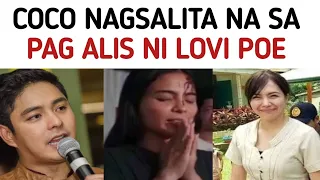 COCO MARTIN NAGSALITA NA SA PAG ALIS NI LOVI POE SA BATANG QUIAPO!